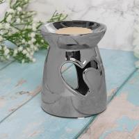 Desire Aroma Silver Hearts Wax Melt Warmer Extra Image 1 Preview